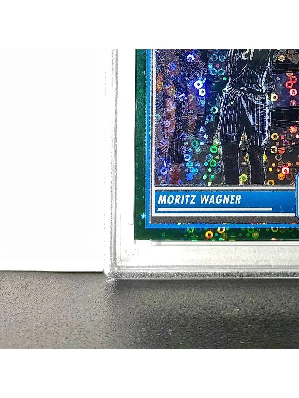 Moritz Wagner 2023 Panini Hoops Premium #63 4/5 Green Disco Prizm PSA 10 Gem